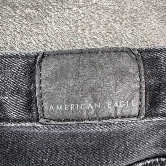 American Eagle Jeans Womens 12 Relaxed Mom Distressed Holes Baggy Motherhood - Picture 4 of 13